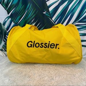 glossier duffle bag
